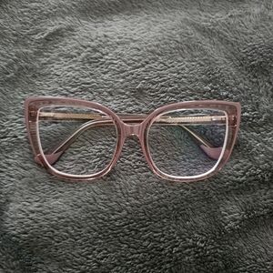 Pink Zeelool prescription glasses